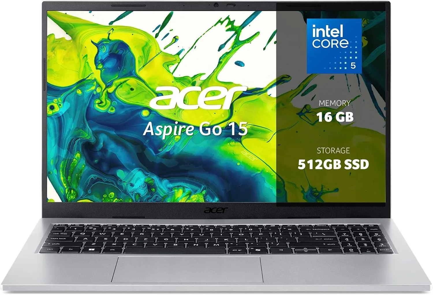 Acer Aspire Go 15 (Intel Core i5, 16GB, 512GB)