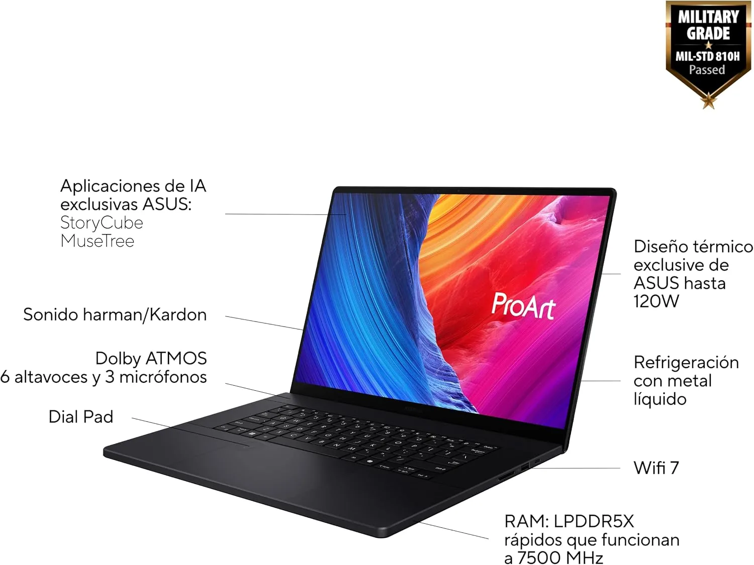 ASUS ProArt P16 OLED (Ryzen AI 9 HX 370, RTX 5060, 32GB, 1TB) — foto 2