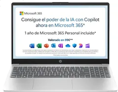 HP 15 Intel N100 (4GB, 128GB, 1 año de Microsoft 365) — foto 1